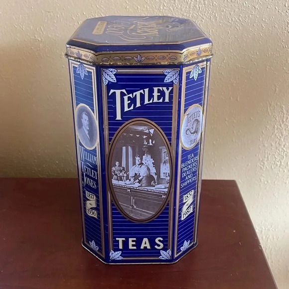 Vintage Tetley Tea Can - Picture 2 of 4
